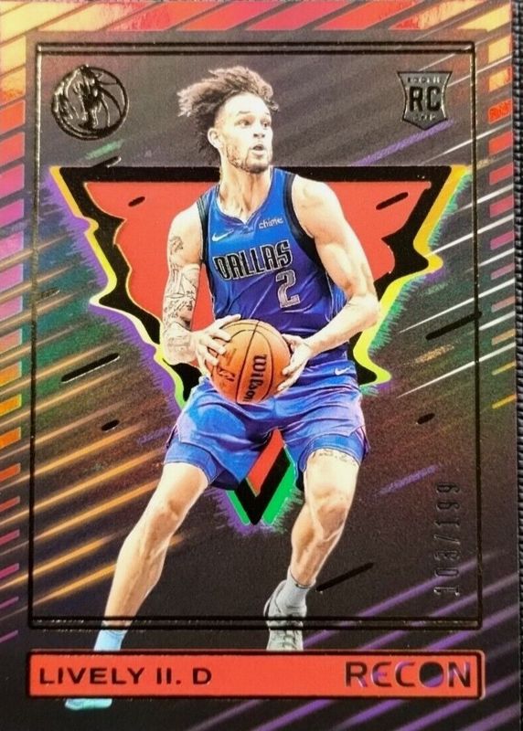 Dereck Lively II 2023 Recon #221 Red /199 Price Guide - Sports 