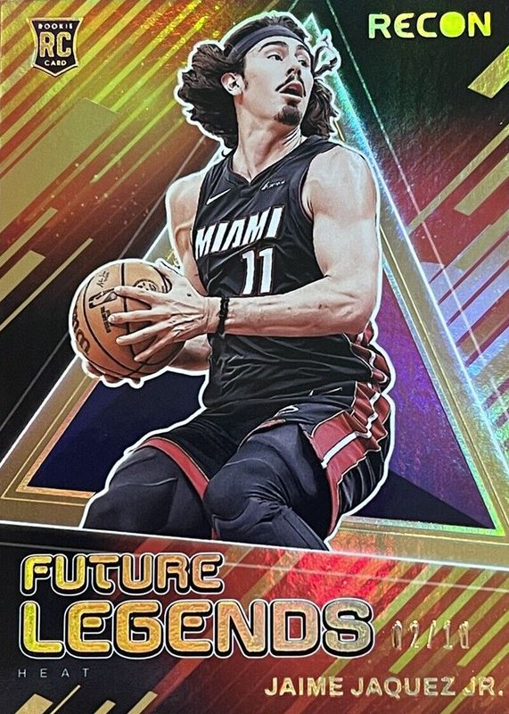 Jaime Jaquez Jr. 2023 Recon #5 Future Legends - Gold /10 Rookie RAW