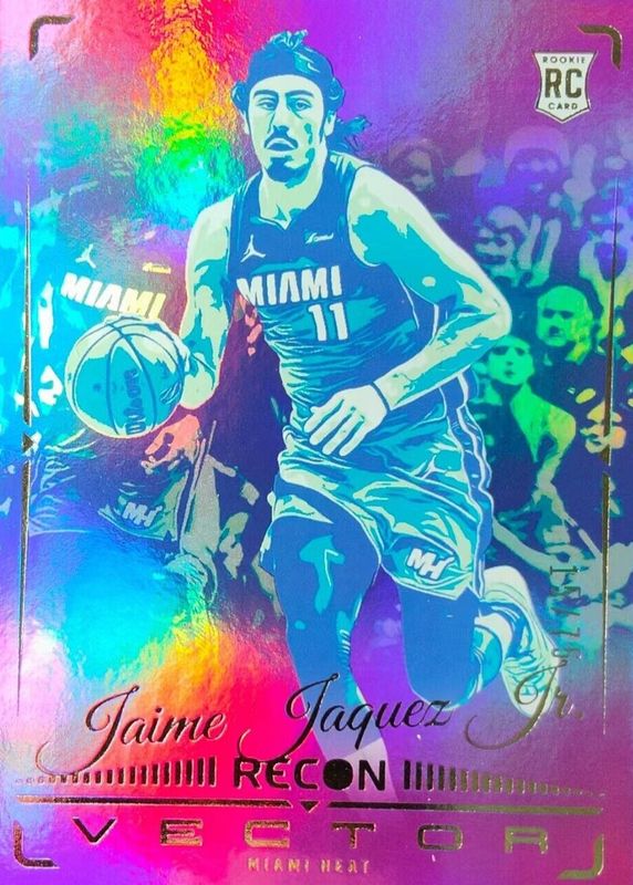 Jaime Jaquez Jr. 2023 Recon #25 Vector - Purple /75 Rookie RAW
