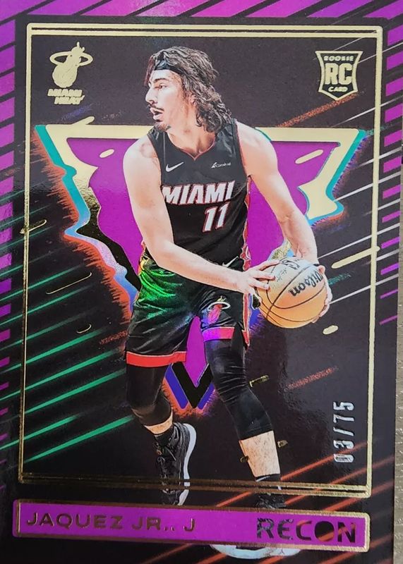 Jaime Jaquez Jr. 2023 Recon #241 Purple /75 Rookie RAW