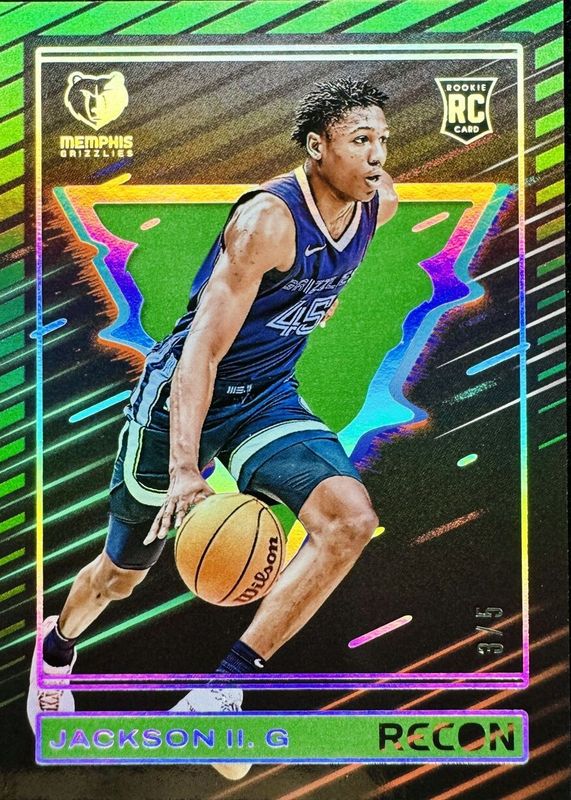 GG Jackson II 2023 Recon #238 Green /5 Rookie RAW