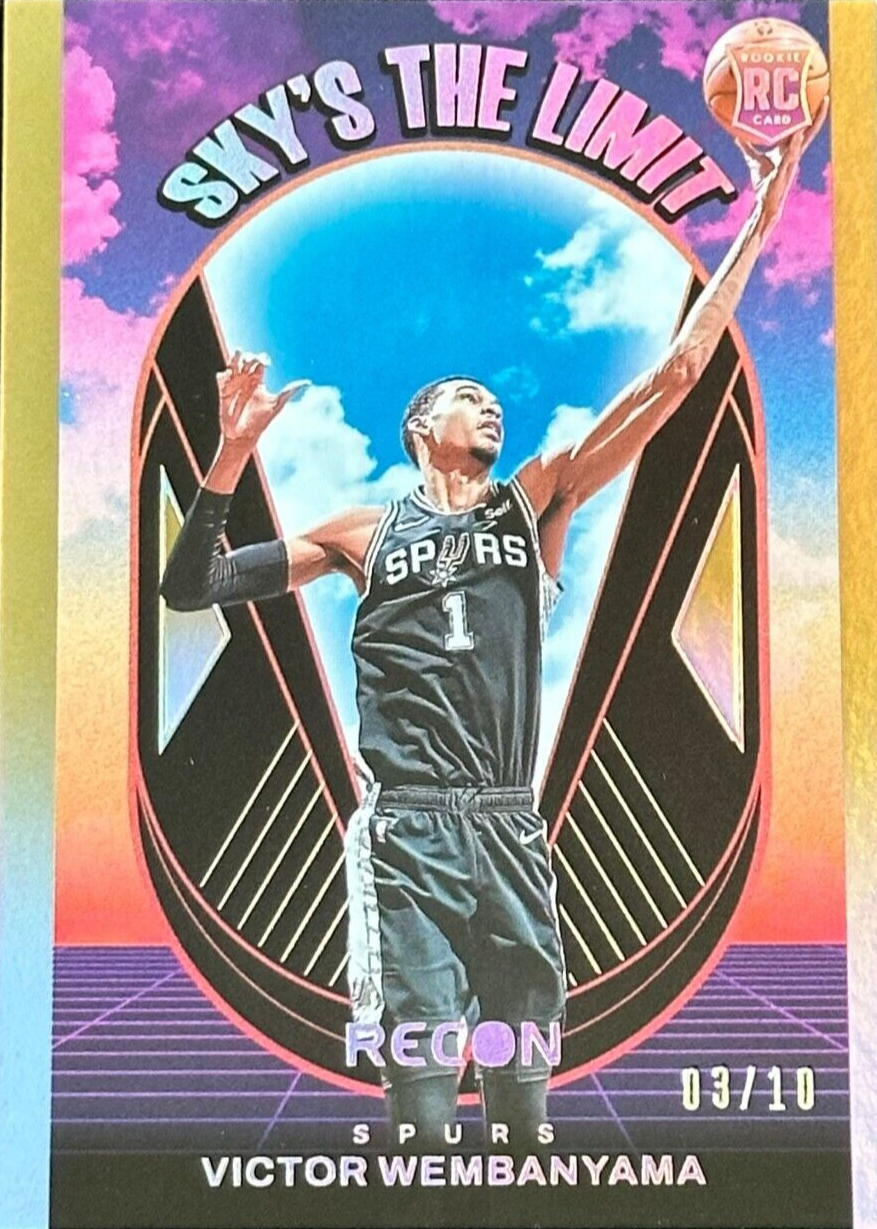 Victor Wembanyama 2023 Recon #9 Sky's the Limit - Gold /10 Price
