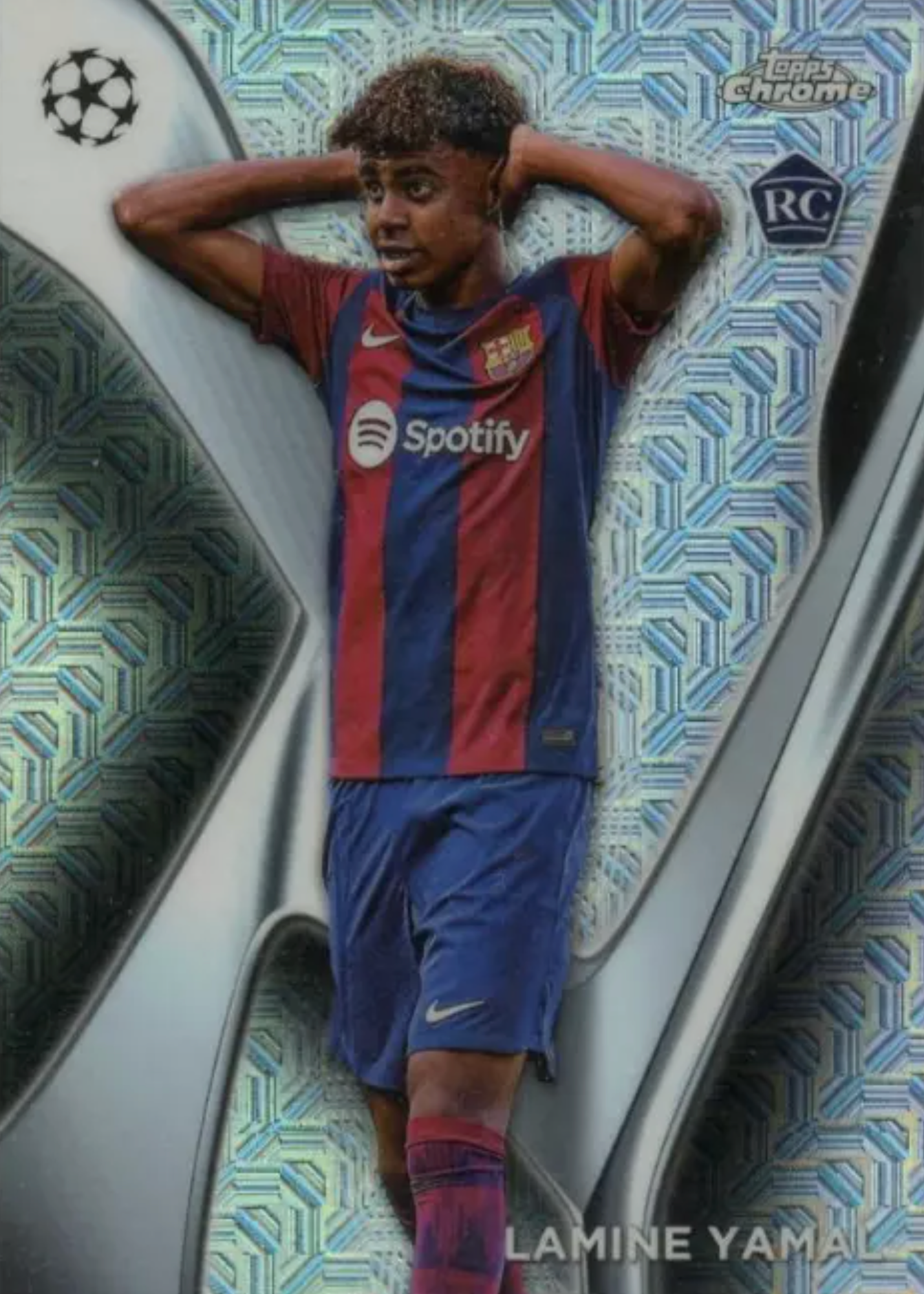 Lamine Yamal 2023 Topps UEFA Club Competitions #MJ-9 Mojo /(SSP