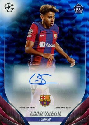 2023 Topps UEFA Club Competitions #A-LY Autographs - Blue Icy Foil /99