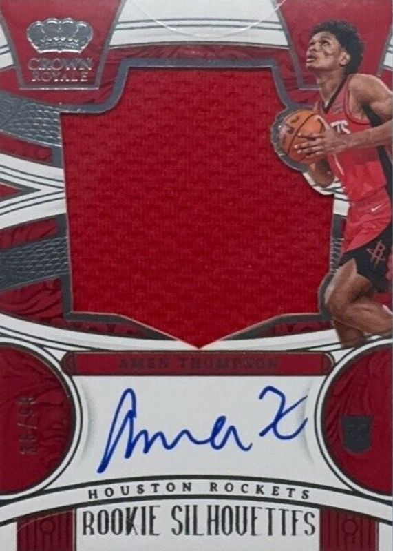 Amen Thompson 2023 Crown Royale #101 Rookie Silhouettes (/99) RAW