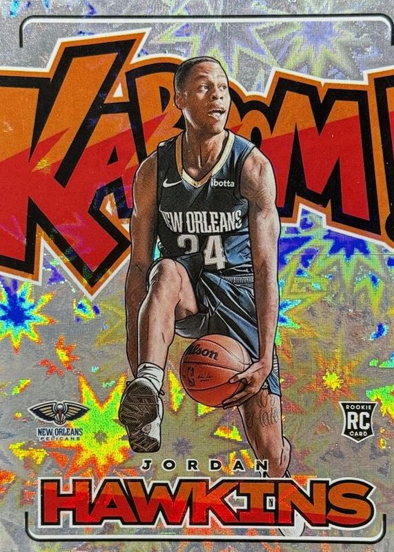 Jordan Hawkins 2023 Crown Royale #17 Kaboom! Rookie RAW