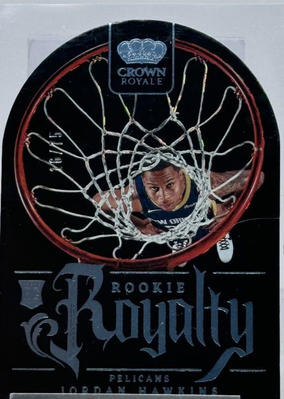 Jordan Hawkins 2023 Crown Royale #39 Rookie Royalty - Blue /75 PSA 10