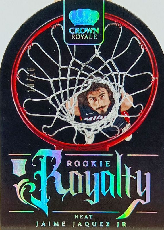 Jaime Jaquez Jr. 2023 Crown Royale #23 Rookie Royalty - International Silver /18 Rookie SGC 9.5