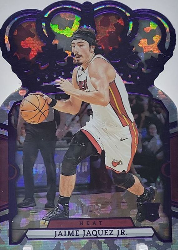 Jaime Jaquez Jr. 2023 Crown Royale #40 Purple Crystal /25 Rookie RAW