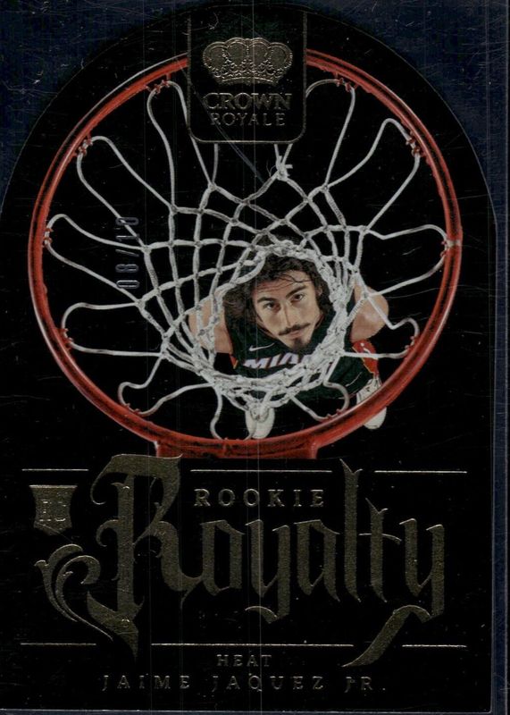 Jaime Jaquez Jr. 2023 Crown Royale #23 Rookie Royalty - Gold /10 Rookie SGC 9