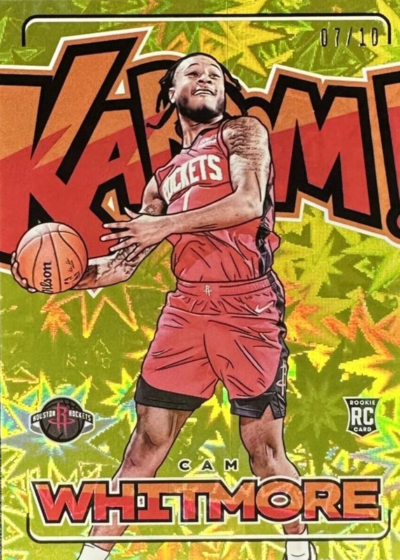 Cam Whitmore 2023 Crown Royale #22 Kaboom! - Gold /10 Rookie RAW