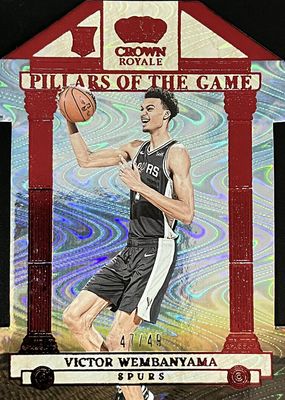 2023 Crown Royale #15 Pillars of the Game - Red /49