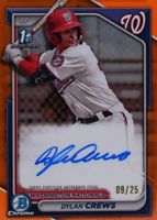 Dylan Crews 2024 Bowman #CPA-DC Chrome Prospect Auto
