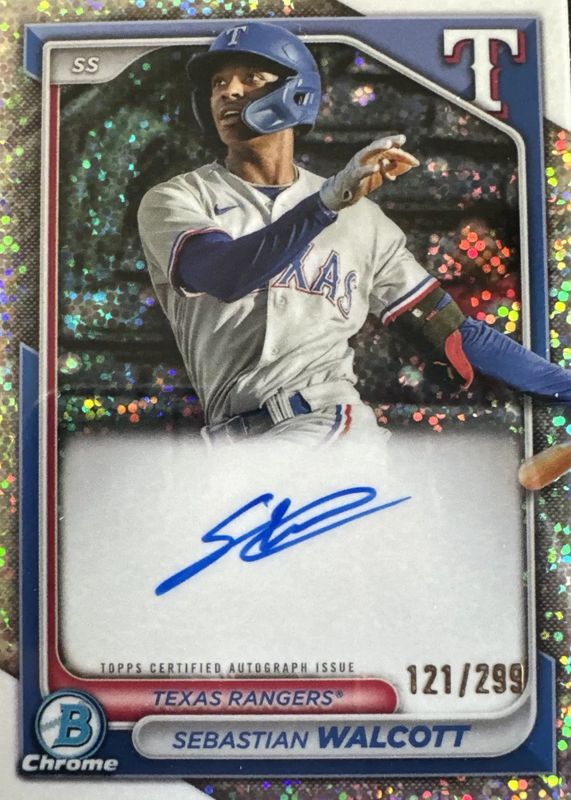 2024 Bowman #CPA-SW Chrome Prospect Auto - Speckle Refractor /299