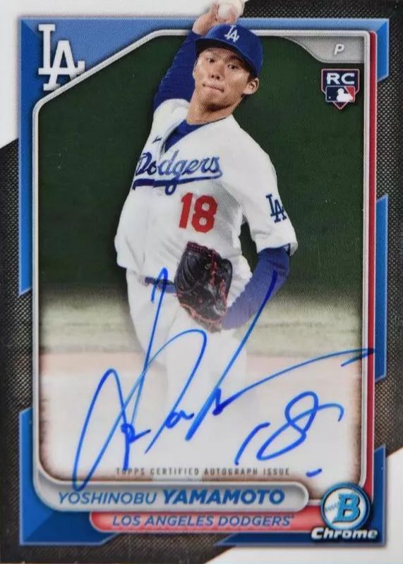 2024 Bowman #CRA-YY Chrome Rookie Auto