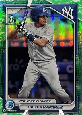 2024 Bowman #BCP-85 Chrome Prospects - Lunar Glow Refractor (1st)