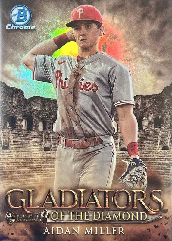 Aidan Miller 2024 Bowman #GOTD-24 Gladiators of the Diamond SGC 9.5