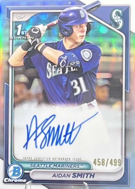 2024 Bowman #CPA-ASM Chrome Prospect Auto - Refractor /499 (1st)