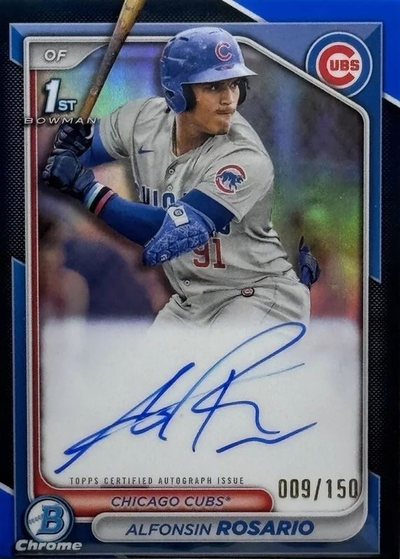 2024 Bowman #CPA-ARO Chrome Prospect Auto - Blue Refractor /150 (1st)