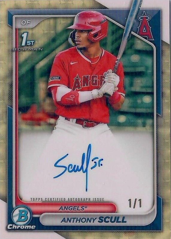 2024 Bowman #CPA-AS Chrome Prospect Auto - Superfractor /1 (1st)