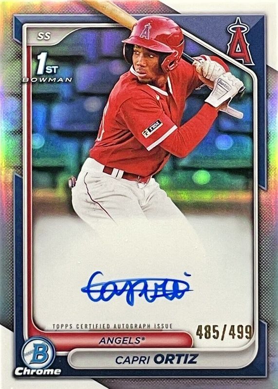 2024 Bowman #CPA-CO Chrome Prospect Auto - Refractor /499 (1st)