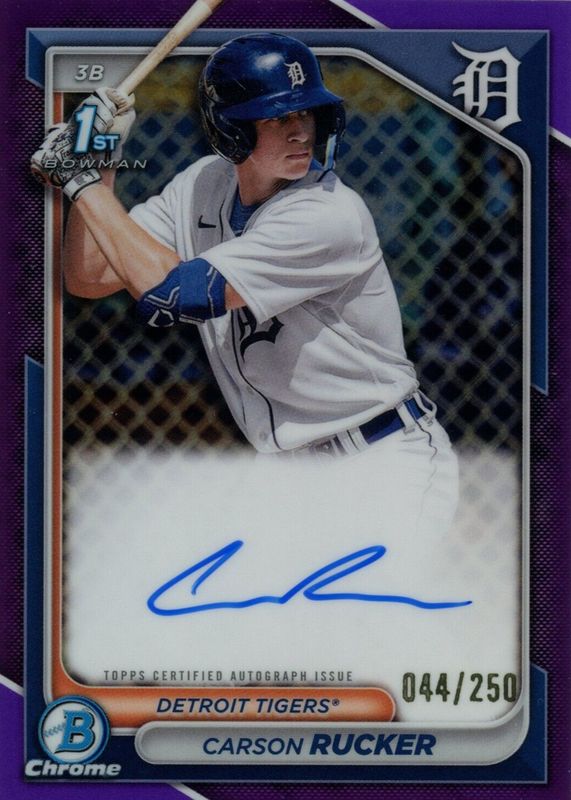 2024 Bowman #CPA-CO Chrome Prospect Auto - Gold Refractor /50 (1st)