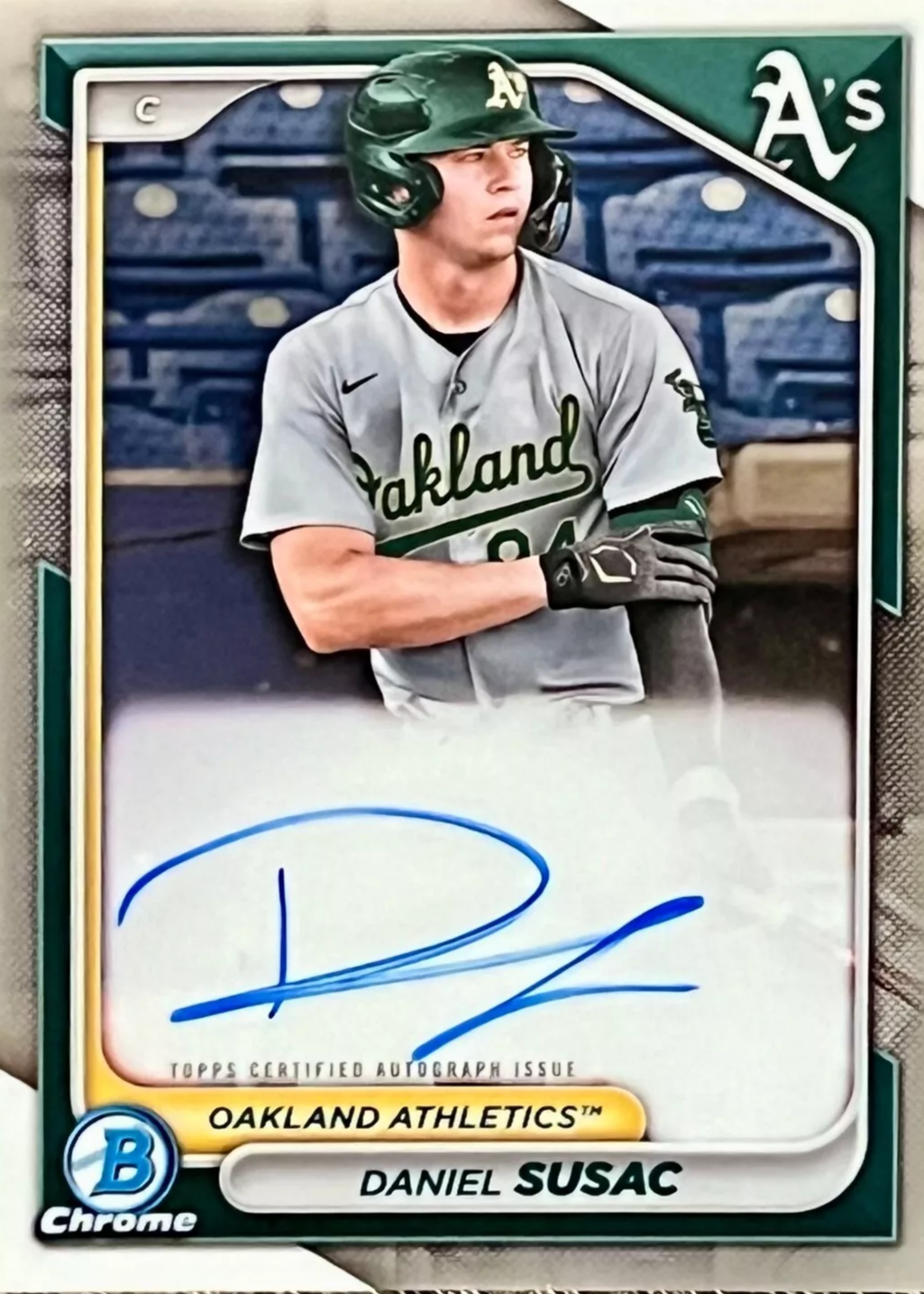 Daniel Susac 2024 Bowman #CPA-DS Chrome Prospect Auto Price Guide