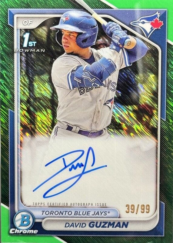 2024 Bowman #CPA-DGN Chrome Prospect Auto - Green Grass Refractor /99 (1st)