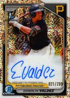 2024 Topps Bowman Chrome Prospect Signature Auto Card - Esmerlyn Valdez (Digital Insert)