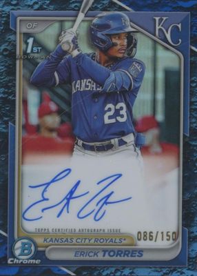 スポーツ選手 2017 bowman chorme torres refractor auto 2017 Bowman Chrome Draft Purple Refractors #BDC200 Gleyber