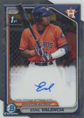2024 Bowman #CPA-EVI Chrome Prospect Auto (1st)
