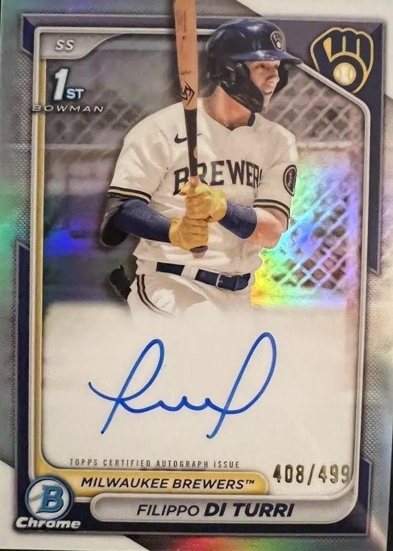 2024 Bowman #CPA-FDI Chrome Prospect Auto - Refractor /499 (1st)