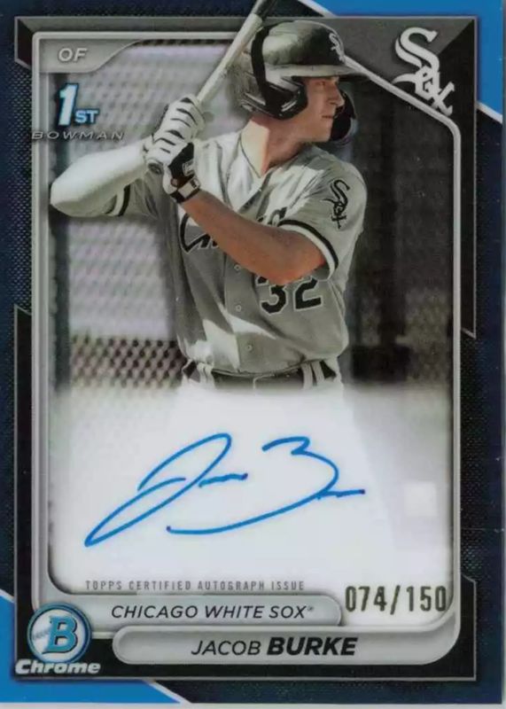 2024 Bowman #CPA-JB Chrome Prospect Auto - Blue Refractor /150 (1st)