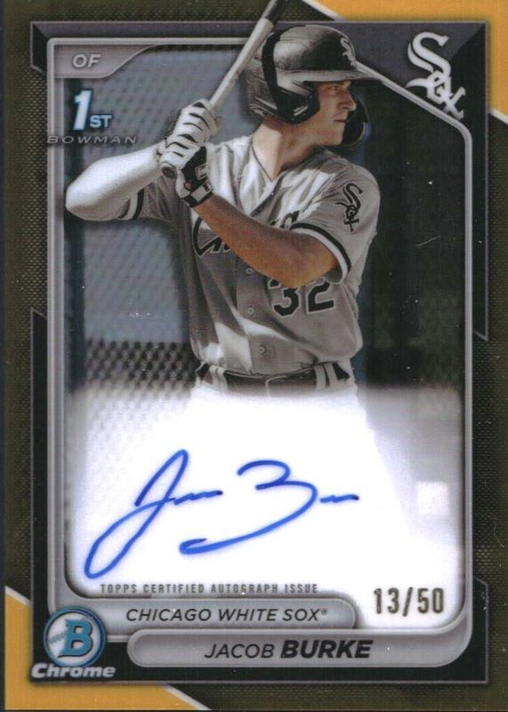 2024 Bowman #CPA-JB Chrome Prospect Auto - Gold Refractor /50 (1st)
