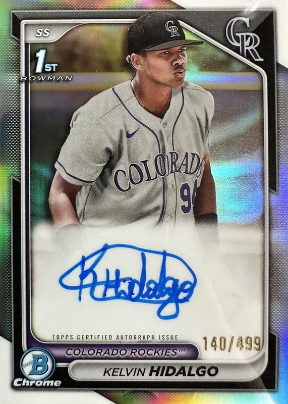 2024 Bowman #CPA-KHI Chrome Prospect Auto - Refractor /499 (1st)