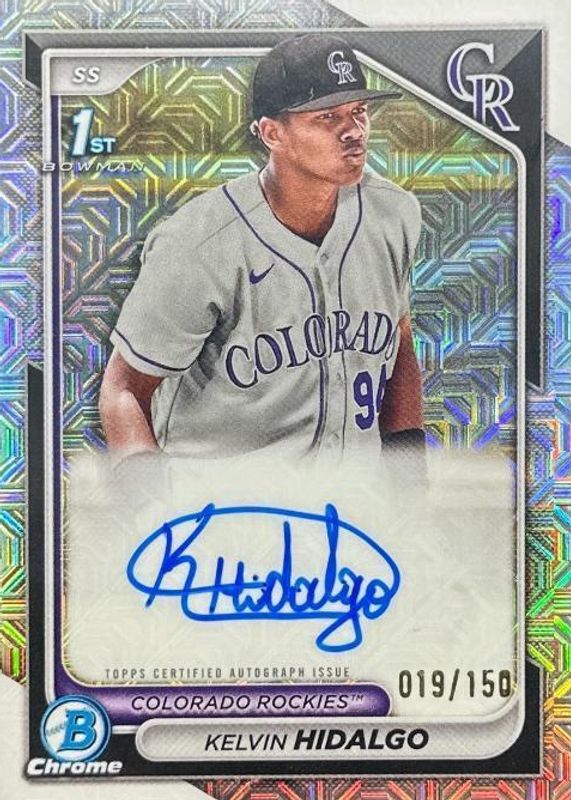 2024 Bowman #CPA-KHI Chrome Prospect Auto - HTA Choice Refractor /150 (1st)