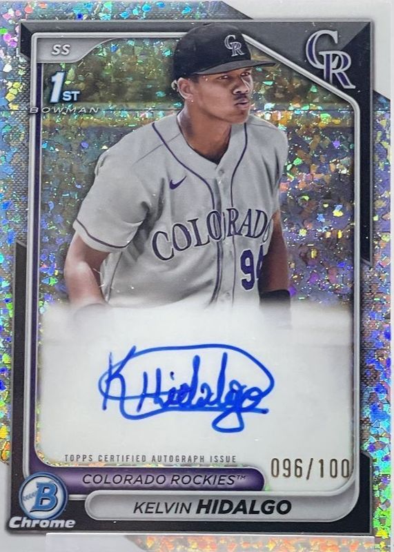 2024 Bowman #CPA-KHI Chrome Prospect Auto - Mini-Diamond Refractor /100 (1st)