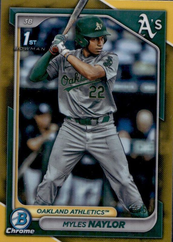 2024 Bowman #BCP-136 Chrome Prospects - Gold Refractor /50 (1st)