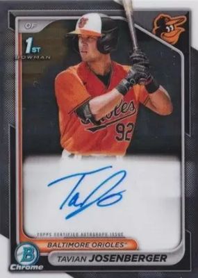 2024 Bowman #CPA-TJ Chrome Prospect Auto (1st)