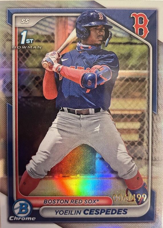 2024 Bowman #BCP-139 Chrome Prospects - Refractor /499 (1st)