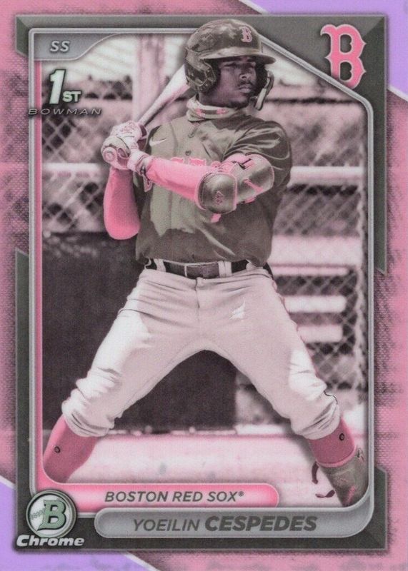 2024 Bowman #BCP-139 Chrome Prospects - Pearl Refractor (1st)