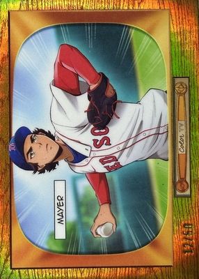 Marcelo Mayer 2024 Bowman #BA-9 1955 Bowman Anime - Gold Refractor 