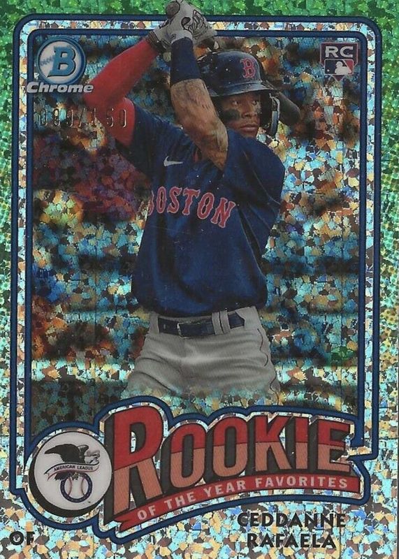 Ceddanne Rafaela 2024 Bowman #ROY-5 Rookie of the Year Favorites - Mini-Diamond Refractor /150 RAW