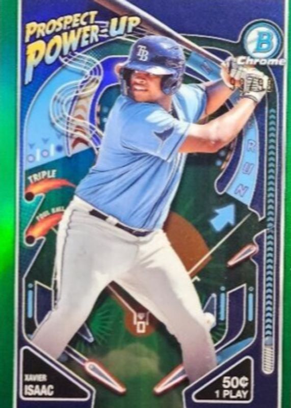 2024 Bowman #PP-15 Prospect Power-Up - Green Refractor /99