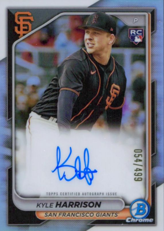 2024 Bowman #CRA-KH Chrome Rookie Auto - Refractor /499