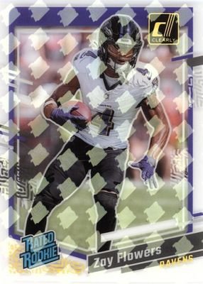 2023 Clearly Donruss #92 Holo Rated Rookie Logo