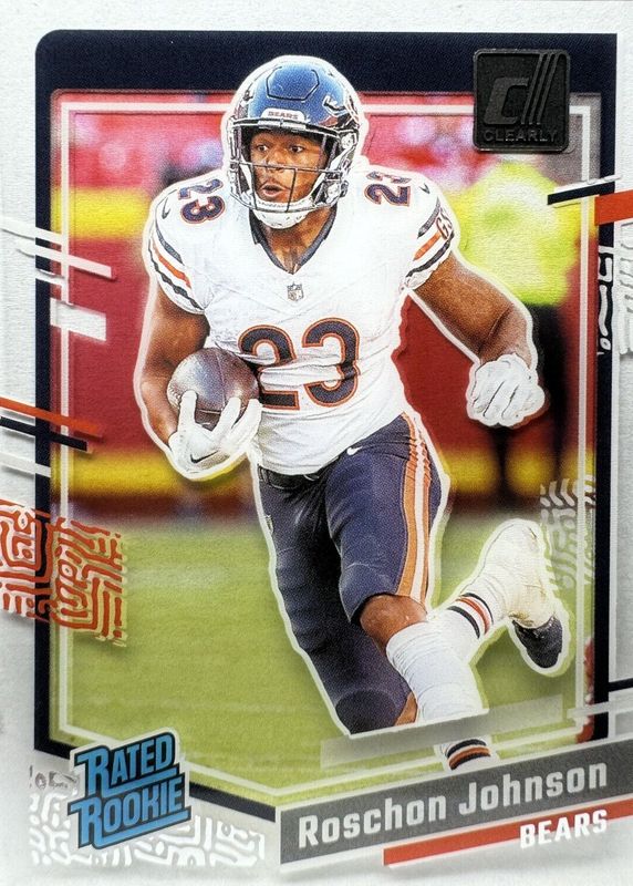 Roschon Johnson 2023 Clearly Donruss #80 Base Rookie SGC 10