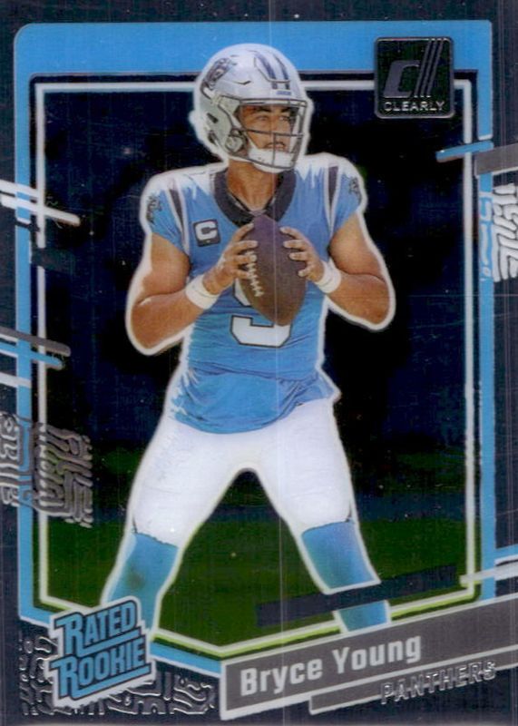 Bryce Young 2023 Clearly Donruss #95 Base Rookie SGC 9