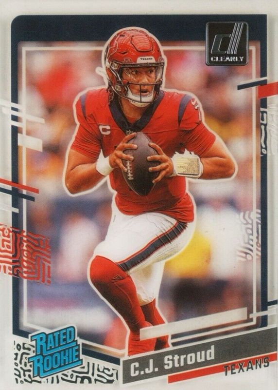 CJ Stroud 2023 Clearly Donruss #93 Base Rookie SGC 10