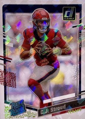 2023 Clearly Donruss #93 Holo Rated Rookie Logo